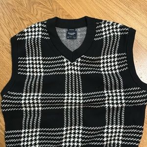 abercrombie & fitch plaid vest